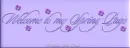 Welcome to my Spring Page