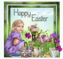 Happy Easter/little girl