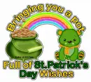 Bringing you a pot of St,Patrick's Day Wishes
