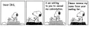 Snoopy Writes To IRS