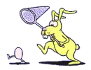 Bunny Chasing Egg