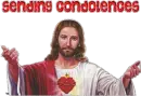 Sending condolences Jesus beating heart