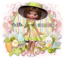 Cute Easter Girl