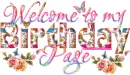 Welcome to my birthday page - wel - fg