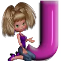 Cute Girl Avatar - J