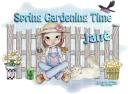 Spring Gardening Time - Jane