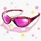 Kawaii Purple Sunglasses
