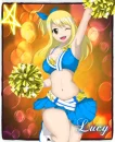 Lucy Heartfilia cheerleader 