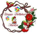 Marilyn - Happy Birthday - Flowers
