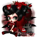 cute goth doll