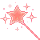 pink magic wand