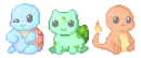 kanto starter pokemon