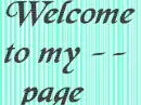 welcome