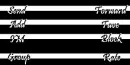 striped contact table