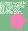 Favorite part