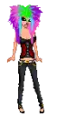 Rainbow hair