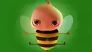 small cute bee 