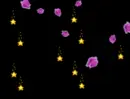 tiny flowers and stars 