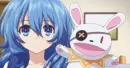 Yoshino making her puppet Yoshinon talk