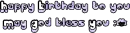 happy birthday