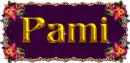 Golden Frame with Flowers: Pami