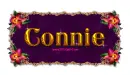Golden Frame with Flowers: Connie