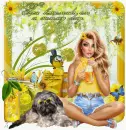 Tea,Lemonade on a sunny day