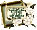 My wishes for you...Jane
