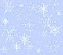 Blue Animated Snowflake Background