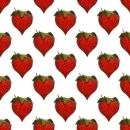 heart strawberry background 
