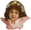 Victorian Angel Flowers Crown