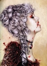 Victorian Vampire Hairstyle