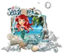 Summer Seashore Beach Little Mermaid