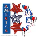 Mel - America - Stars - Balloons 