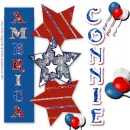 Connie - America - Stars - Balloons