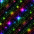 colorful rainbow stars
