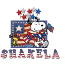 4th Of July Snoopy ~ Shakela
