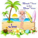 Beach Time - Jane