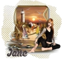 Girl sitting - Jane
