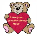 I love your graphics Beary Much 