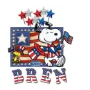 4th Of July Snoopy ~ Bren
