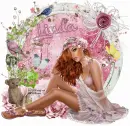 Girl with bear/Linda