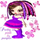 Pretty in pink & purple
