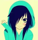 Girl in hoodie