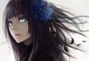 lonely girl blue eyes