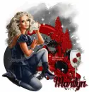 Red/Black/Girl/Marilyn
