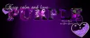 Mysty-Keep calm and love purple