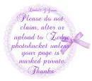 Do not alter or claim