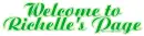 Welcome to Richelle's page