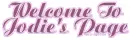 Welcome to Jodie's page